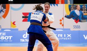Vanessa Wagner im Bronzekampf mit der Spanierin Maria Manzanero Ruiz