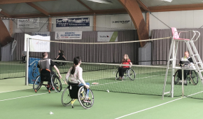 Para Badminton bei den TalentTagen Windhagen