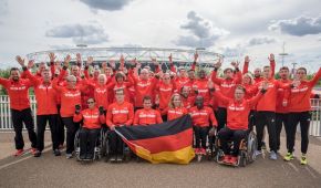 Die deutsche Para-Leichtathletik-Nationalmannschaft in London