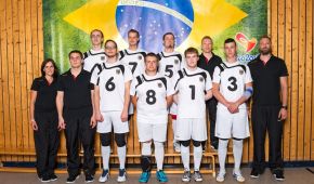 Die deutsche Goalball-Nationalmannschaft