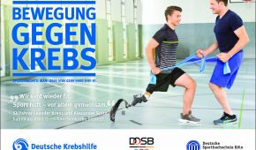 Bewegung gegen Krebs, Skifahrer Leander Kress und Alexander Spitz