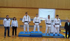 Siegerehrung bis 90 Kilogramm bei den German Open