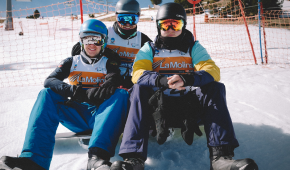 Die drei deutschen Para Snowboarder in La Molina