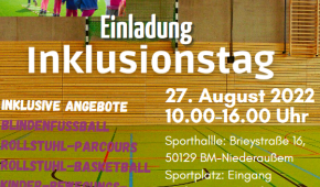 Plakat Inklusionstag