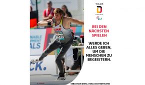 Sebastian Dietz beim Kugelstoßen
