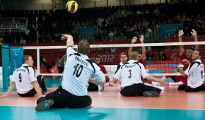 Christoph Herzog und Jürgen Schrapp 2012 in London als Spieler