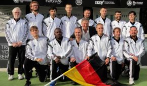 Die deutsche Blindenfußball-Nationalmannschaft © Rolf Husmann