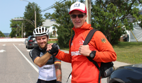 Patrick Kromer  (rechts) mit Thomas Schäfer