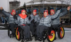Die deutschen Rollstuhlcurler © Ralf Kuckuck / DBS
