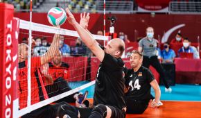 Dominik Albrecht im Block