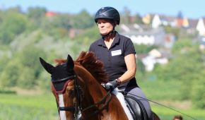 Hanne Brenner mit Pferd Belissima M