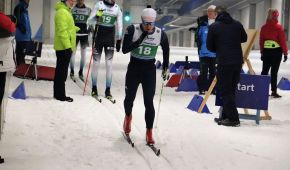Max Weidner beim Langlauf