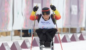 Anja Wicker beim Ski nordisch