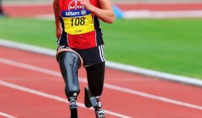 Vanessa Low bei der IDM Leichtathletik in Berlin.