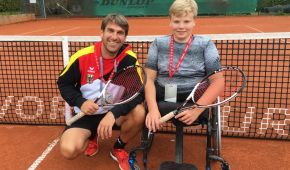 Theo Garthe mit Trainer Christoph Müller