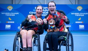 Katharina Krüger und Britta Wend jubeln über Bronze im Doppel