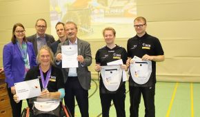 Ehrung der Badminton Spieler