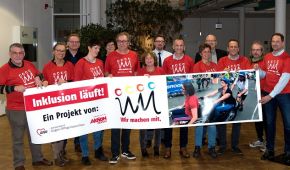 Projektvorstellung von „Wir machen mit. Inklusion läuft!“ im Restaurant fünf10