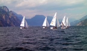 Segelboote auf dem Geierswalder See