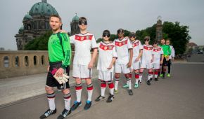 Blindenfußball Team Foto in Berlin