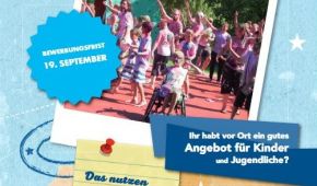 Ihr habt vor Ort ein gutes Angebot für Kinder und Jugendliche? Dann macht mit beim Wettbewerb ...läuft bei uns!