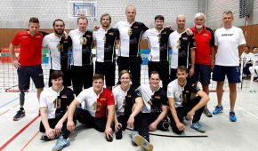 Die deutsche Sitzvolleyball-Nationalmannschaft 2016 beim Zülsdorf-Cup