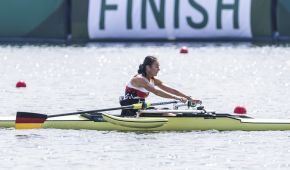 Sylvia Pille-Steppat im Ziel
