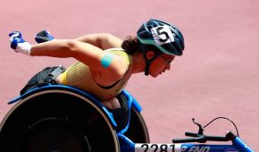 Merle Menje bei den Paralympischen Spielen in Tokio
