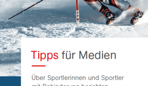 Titelseite der Broschüre: Tipps für Medien