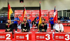 Das Podium der WK 3 ist fest in deutscher Hand © DBS