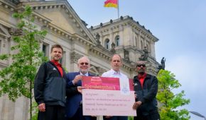 Alexander Fangmann, Uwe Selenz, Klaas Brose, Mulgeta Russom
