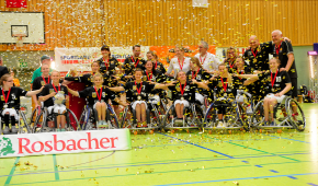 Gute Laune bei den deutschen Damen im Rahmen der Siegehrung des WSC 2019