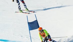 Noemi Ristau mit Guide Lucien Gerkau