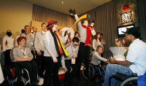 Foto vom 1. Paralympischen Winter-Jugendlager 2010 in Vancouver