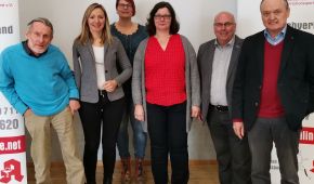 Das neue WBRS-Präsidium, v.l.n.r.: Gert-Jürgen Engel, Jasmina Hostert, Diana Schulz, Ulrike Wortha-Weiß, Heinz Rieker und Rainer Wahl