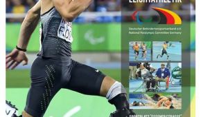 Plakat Deutsche Meisterschaften Leichtathletik in Erfurt