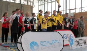 Siegerehrung Goalball-Bundesliga