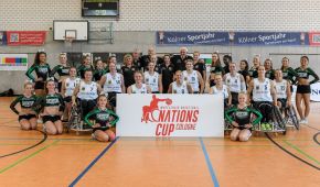 Die Siegerinnen des Nationscup: Die deutsche Rollstuhlbasketball-Nationalmannschaft
