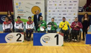 Siegerehrung der WK 3 Team mit Schmidberger und Brüchle