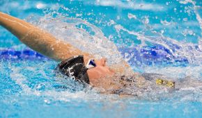 Verena Schott im Wasser