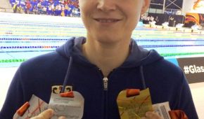 Daniela Schulte mit ihren vier WM-Medaillen