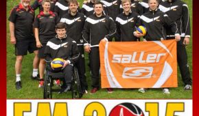 Deutsche Mannschaft für die Sitzvolleyball-EM der Herren 2015