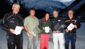 Hubert Rauch, Michael Hipp, Sabrina Freythaler, Friedhelm Julius Beucher, Marcus Herovitsch (von links).