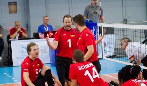 Jubel bei den deutschen Sitzvolleyballern
