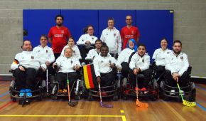 Die deutsche E-Hockey Nationalmannschaft 2016 - Mannschaftsfoto