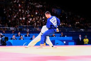 Daniel Goral im Duell auf der Matte beim Para Judo