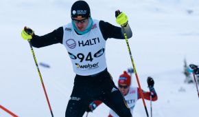 Nico Messinger kämpft sich einen Anstieg herauf