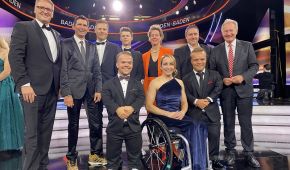 Die Para Athlet*innen und Funktionäre bei der Gala Sportler des Jahres 2023