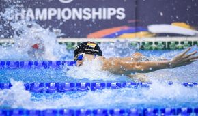 Malte Braunschweig im Schwimmbecken