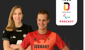 Der Team D Paralympics Podcast mit Reno Tiede und Charlotte Kaercher